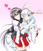 衣装チェンジ榛名&涼月