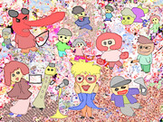 祝！ニコラジ１周年描いてみたらこんなんなったぱんなこったなんてこった