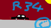 頭文字D　中里のR34