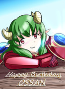 オッサン誕生日御祝い絵