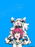 鬼怒ちゃんと北方棲姫