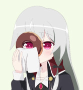 深淵（ドーナツの穴）を覗くソフィーちゃん