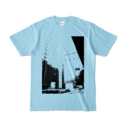 Tシャツ ライトブルー Shinjuku_HONYA
