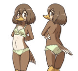 鴨ちゃんお着替え中