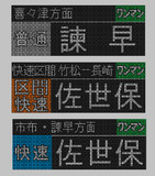 ＹＣ１系　LED行先表示器