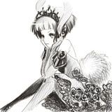 らくがき黒うさぎ