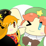 純狐さんにほっぺぷにってされる美鈴