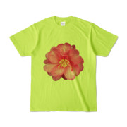 Tシャツ ライトグリーン BIG花