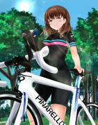 ロードバイク ニコニコ静画 イラスト