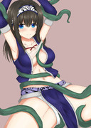 くのいち文香が触手になんやかんやされる