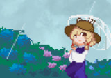 【GIFアニメ】紫陽花