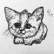 5分スケッチ　20/6/13