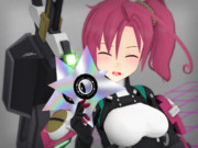 【モデル配布】光学円盤手裏剣【MMDアリスギア】