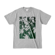 Tシャツ 杢グレー PLANT_GREEN