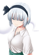 敵の気配を感じ取ってマジモードになる妖夢ちゃん