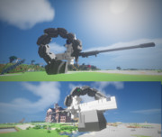 #Minecraft 25mmX電磁単装機銃 #JointBlock