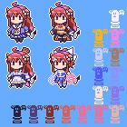 シャミ子　ドット絵