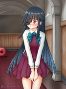 入渠したら替えの下着を忘れてしまい誰にも見つからないようこっそり自室に向かう早霜