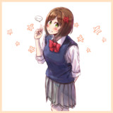 ピースする前川さん