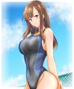 水本ゆかり×競泳水着