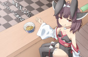 【支援絵】悪い事しましょう♪ #３ カップラーメンで油そば