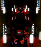 【MMD】提灯回廊【期間限定ステージ配布】