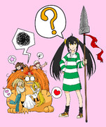 獣の槍 - ニコニコ静画 (イラスト)