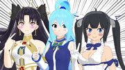 初期女神を選んでね