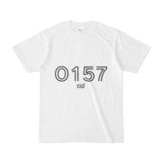 Tシャツ ホワイト 文字研究所 O157