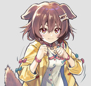 戌神ころね ニコニコ静画 イラスト