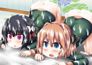 ミルクをこぼしてしまった八丈と石垣