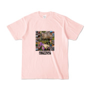 Tシャツ ライトピンク HIT&CAT