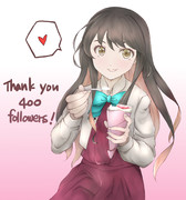 Twitterフォロワー様400人突破記念絵