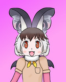 マウスで描いたウサギコウモリ