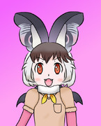マウスで描いたウサギコウモリ