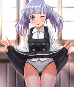 大潮「これでテンションあげあげです！」