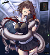 抵抗する時雨ちゃん