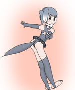 マウスで描いたコツメカワウソ