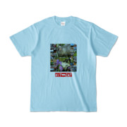 Tシャツ ライトブルー HIT&CAT