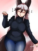 ノックする時口でコンコン言っちゃう狐耳のお姉ちゃん状の生き物