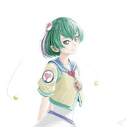 羽衣ララ ニコニコ静画 イラスト
