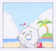 浮き輪さんのセクシーショット！