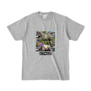 Tシャツ 杢グレー HIT&CAT