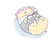 寝っ転がる春雨