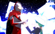 MMD ウルトラマンに花束をMikuMikuDance