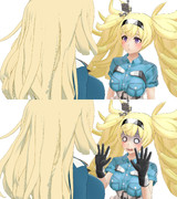 にらめっこしましょ