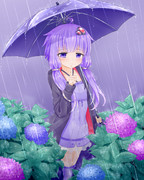 雨の音を聴いて