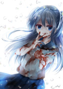 血まみれ ニコニコ静画 イラスト
