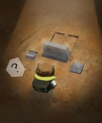 謎の仕掛けを発見したジャガーちゃん