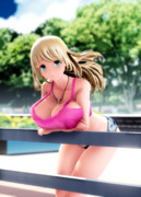 夏のホットパンツ愛宕さん②